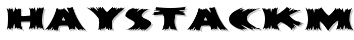 HayStackMF Wide font